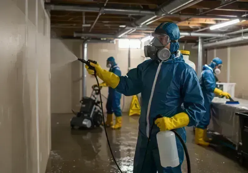 Basement Sanitization and Antimicrobial Treatment process in Midland County, TX